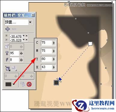 CorelDRAW绘制人物工笔画美女人物教程