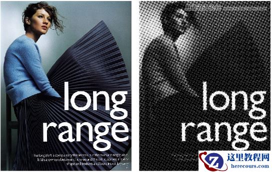 CorelDRAW制作半调网屏艺术效果