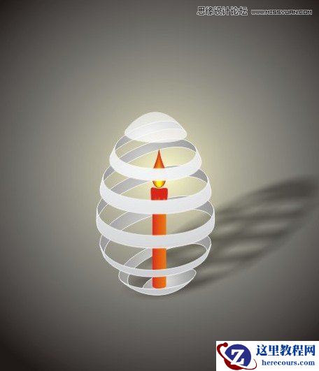 Coreldraw轻松绘制螺旋削皮教程