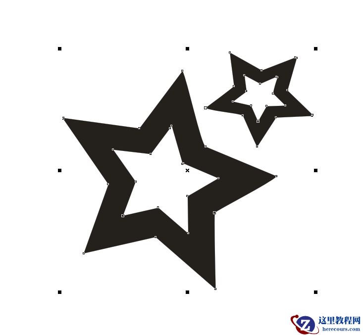 CorelDraw绘制海报中炫酷的中文立体字