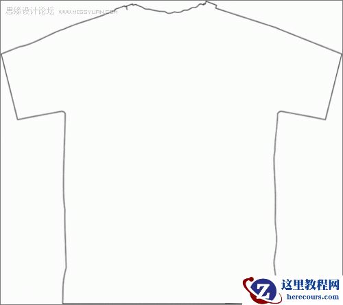 用CorelDraw在T恤框架中设计服装效果图
