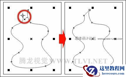CorelDRAW中手绘工具的用法