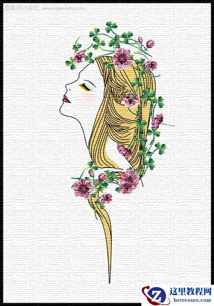 Coreldraw绘画时尚女性技法集合