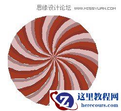 CorelDRAW交互式工具打造旋转复古背景