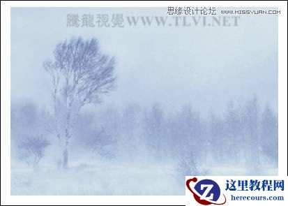 CorelDRAW绘制雪地中的唯美女孩教程