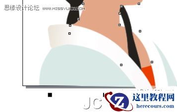 CorelDRAW鼠绘教程：绘制著名词人李清照