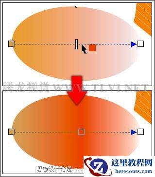 在CorelDRAW中使用渐变填充对象