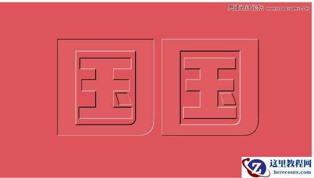CorelDraw绘制凹凸效果的艺术字教程