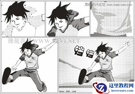 CorelDRAW绘制放射状速度线实例之足球少年