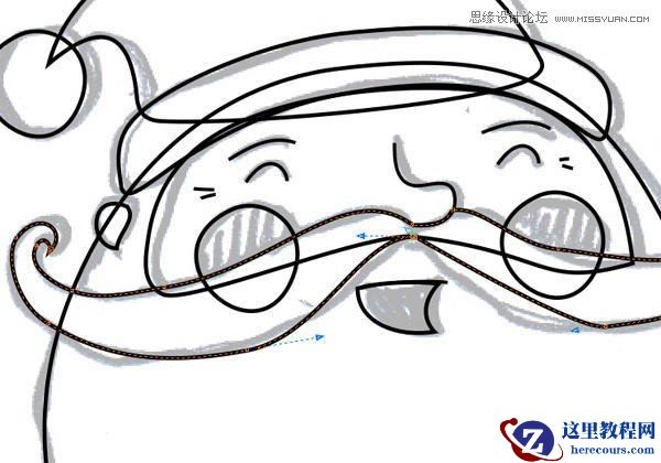 CorelDRAW绘制卡通风格的圣诞节插画