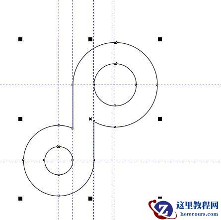 抖音LOGO：CDR绘制抖音APP图标