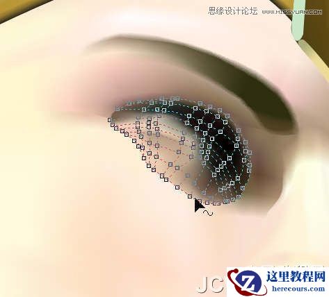 CorelDRAW巧用网格工具绘制恶魔谷插画