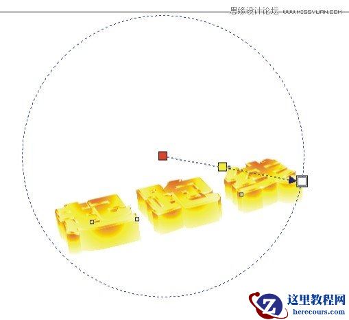 CorelDraw制作黄金质感的立体字教程