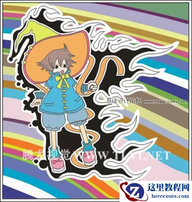 在CorelDRAW中路径的操作及改变线段属性