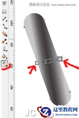 CorelDraw绘制立体效果的弹簧教程