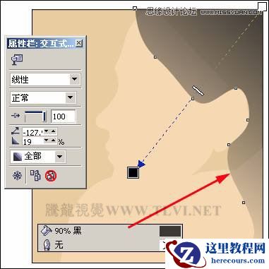 CorelDRAW绘制人物工笔画美女人物教程