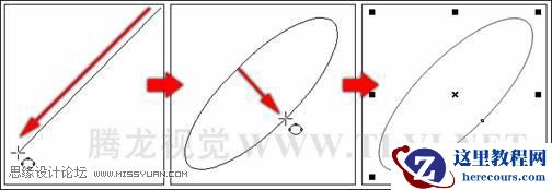 使用CorelDRAW绘制椭圆和圆形