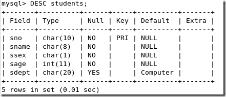 MySQL总结之SQL语句的应用_SQL语句