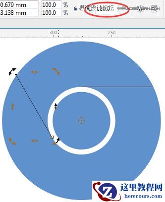 CorelDRAW绘制谷歌浏览器LOGO