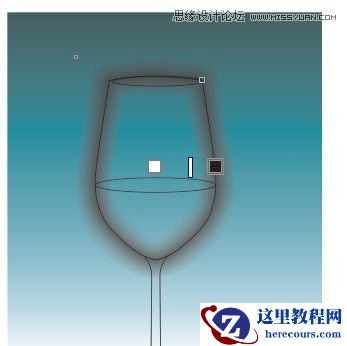 Coreldraw绘制质感的高脚杯教程