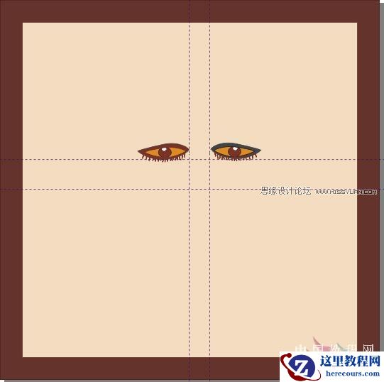 CorelDRAW鼠绘教程：矢量抽象人物装饰画的绘制