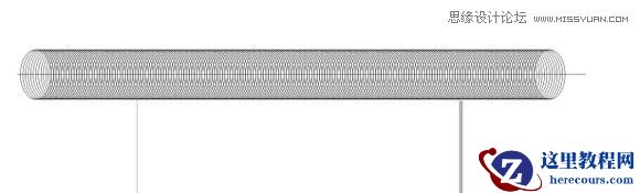 CorelDraw使用调和工具和变形工具画窗帘
