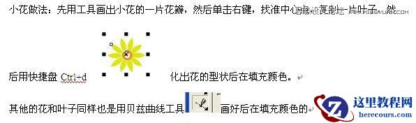 Coreldraw结合PS制作春季风格的连体艺术字