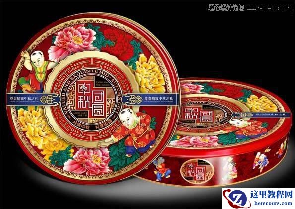 Coreldraw中制作环形花边教程