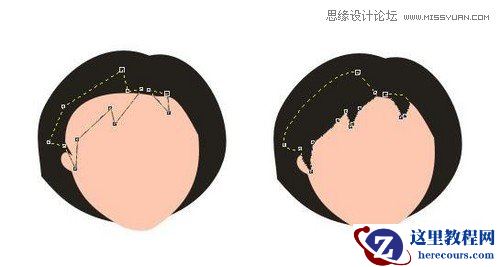 Coreldraw打造可爱的大眼美女形象教程