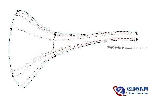 CorelDraw教程：用网格工具画个可爱卡通唢呐