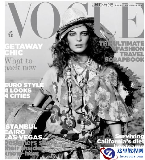 CorelDRAW快速制作黑白风格的人像照片