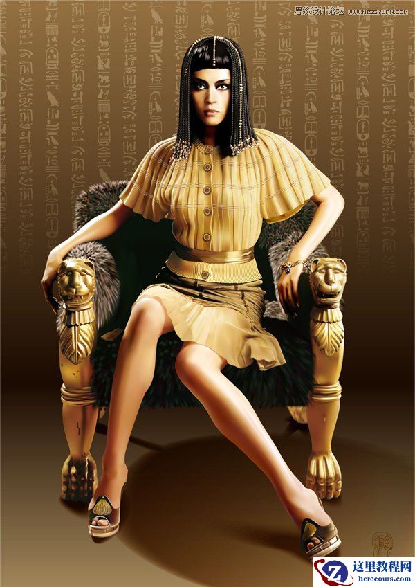 CorelDRAW模拟人物照片绘画全过程分析