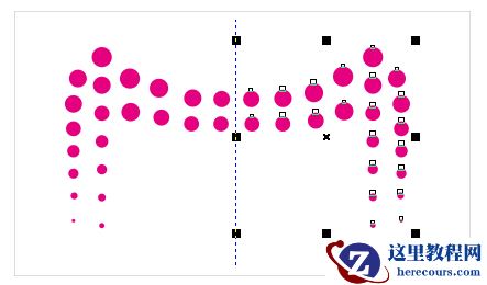 CorelDRAW制作简洁风格的三八天猫标志