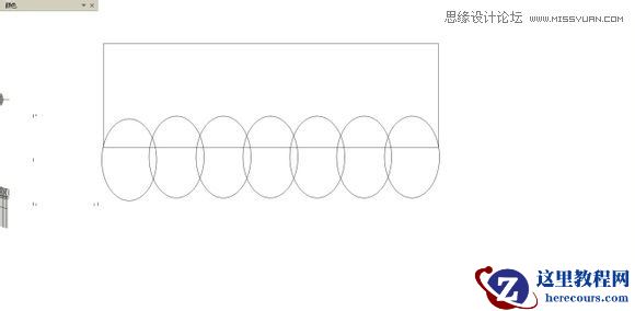 CorelDraw使用调和工具和变形工具画窗帘