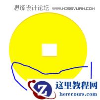 CorelDraw简单制作逼真的古代钱币