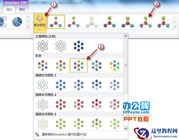 PowerPoint2010普通文本转化成SmartArt图形教程