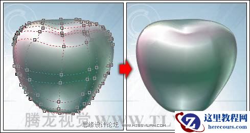 使用CorelDRAW中的“交互式网格填充”工具填充对象