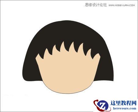 Coreldraw绘制樱桃小丸子儿童节插画