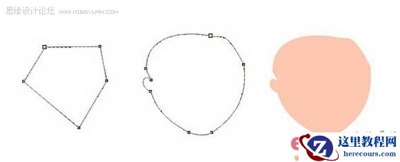 用Coreldraw打造可爱大眼MM头像