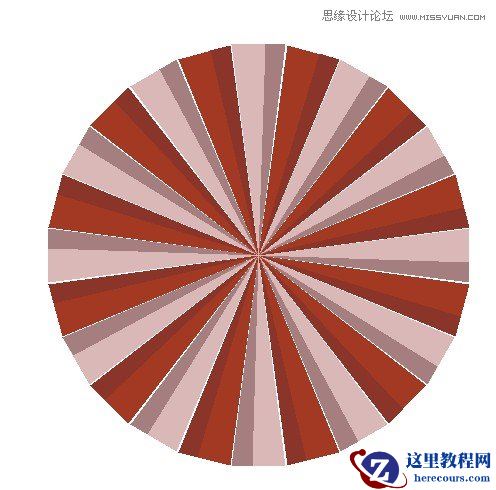 CorelDRAW交互式工具打造旋转复古背景