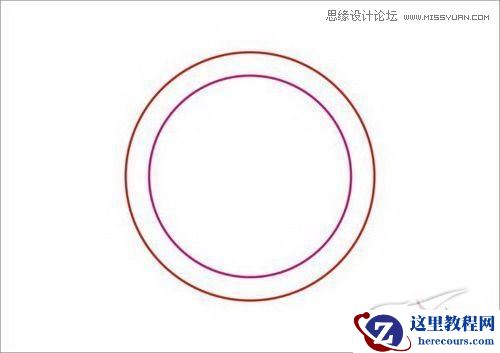 CorelDraw交互式调和工具制作卡通彩虹
