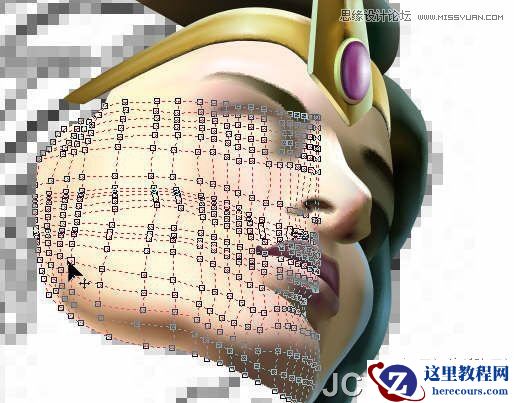 CorelDRAW巧用网格工具绘制恶魔谷插画