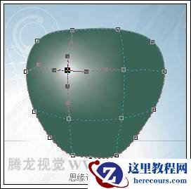 使用CorelDRAW中的“交互式网格填充”工具填充对象
