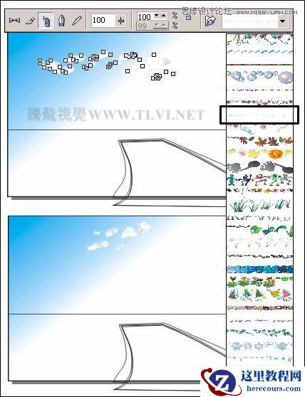 CorelDRAW绘制街道场景教程之欧洲小镇