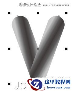 CorelDraw绘制立体效果的弹簧教程