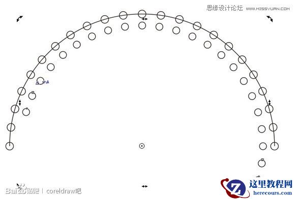 CorelDraw制作漂亮圆点螺旋状效果