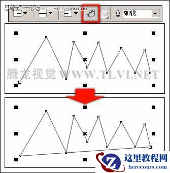 CorelDRAW中多点线工具的应用