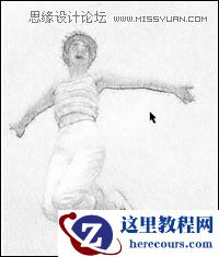 Coreldraw制作卷页效果和素描效果