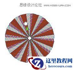 CorelDRAW交互式工具打造旋转复古背景