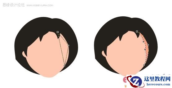 用Coreldraw打造可爱大眼MM头像